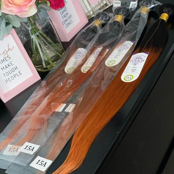 15A 22” 22” 24” 24” 1B/ 350 Bundles Of Hair - Picture 5 of 6